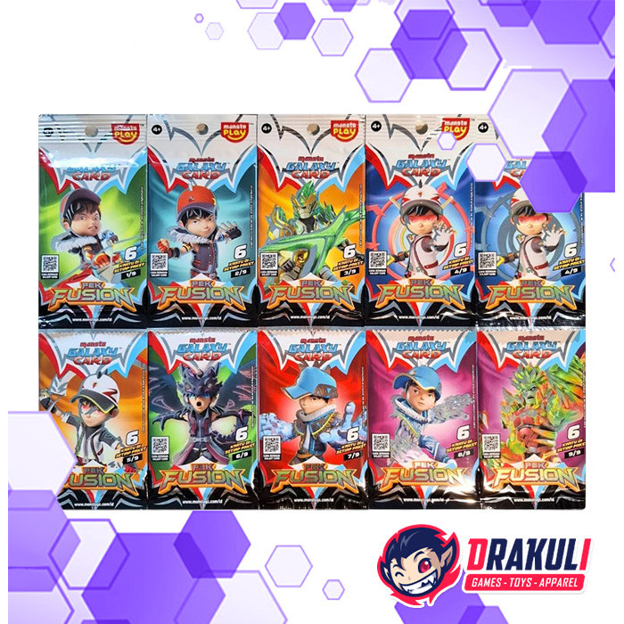 TCG Boboiboy Monsta Galaxy Card Game - Pek Fusion (Bahasa Indonesia)