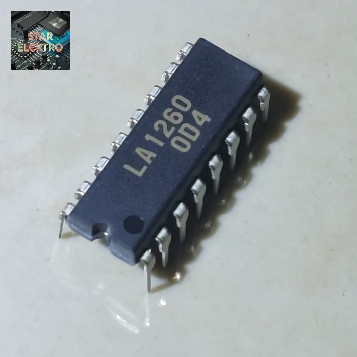 DnG27 LA1260 Dip-16 LA 1260 IC Sanyo Semicon AM FM Tuner Radio Recorder Kaset