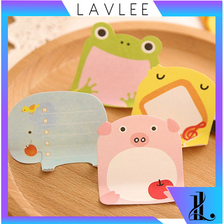 

Lavlee - S636 Sticky Notes Animal / Tempelan Kertas Catatan Memo Note Karakter Animal Lucu Unik