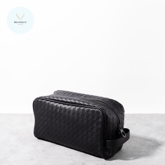 Bottega Veneta Intrecciato travel pouch