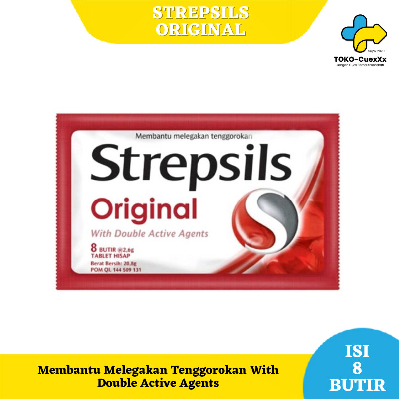 

Permen Strepsils Original Isi 8 Butir Pelega Tenggorokan Gatal