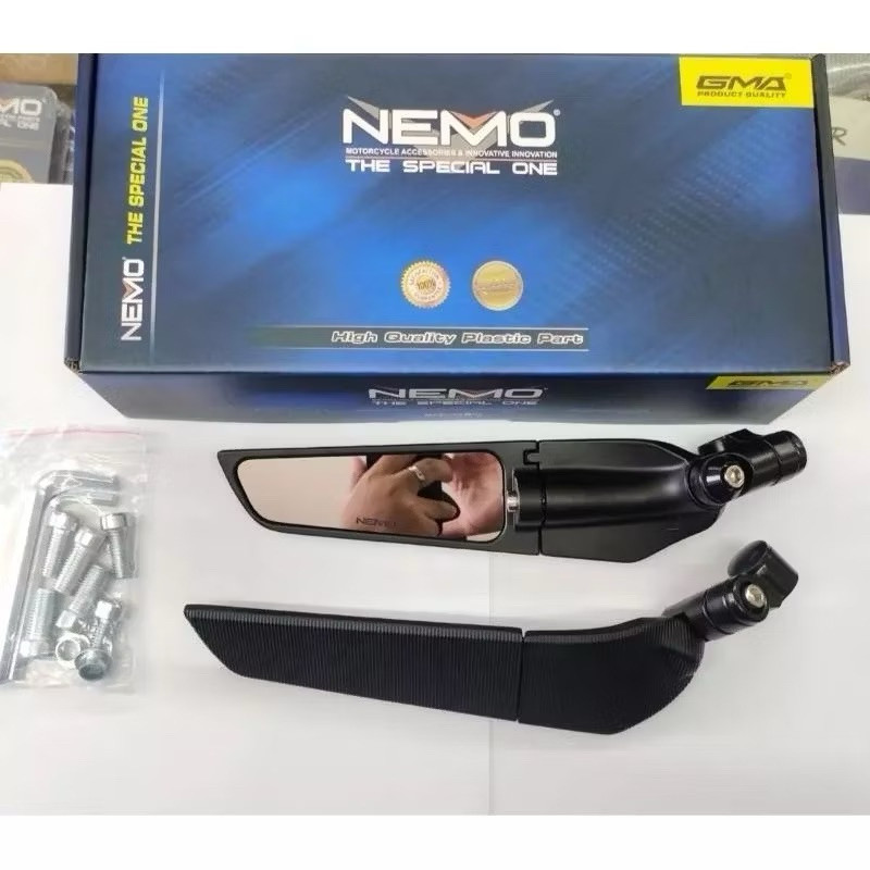 SPION WINGLET UNIVERSAL SEMUA JENIS MOTOR BY GMA NEMO ORIGINAL100% bmv