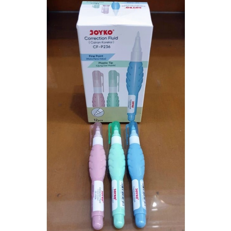 

PSP Tipex Cair Correction Liquid Koreksi Cairan Penghapus Joyko CF-P236 236 P236 Pastel (1Pcs)