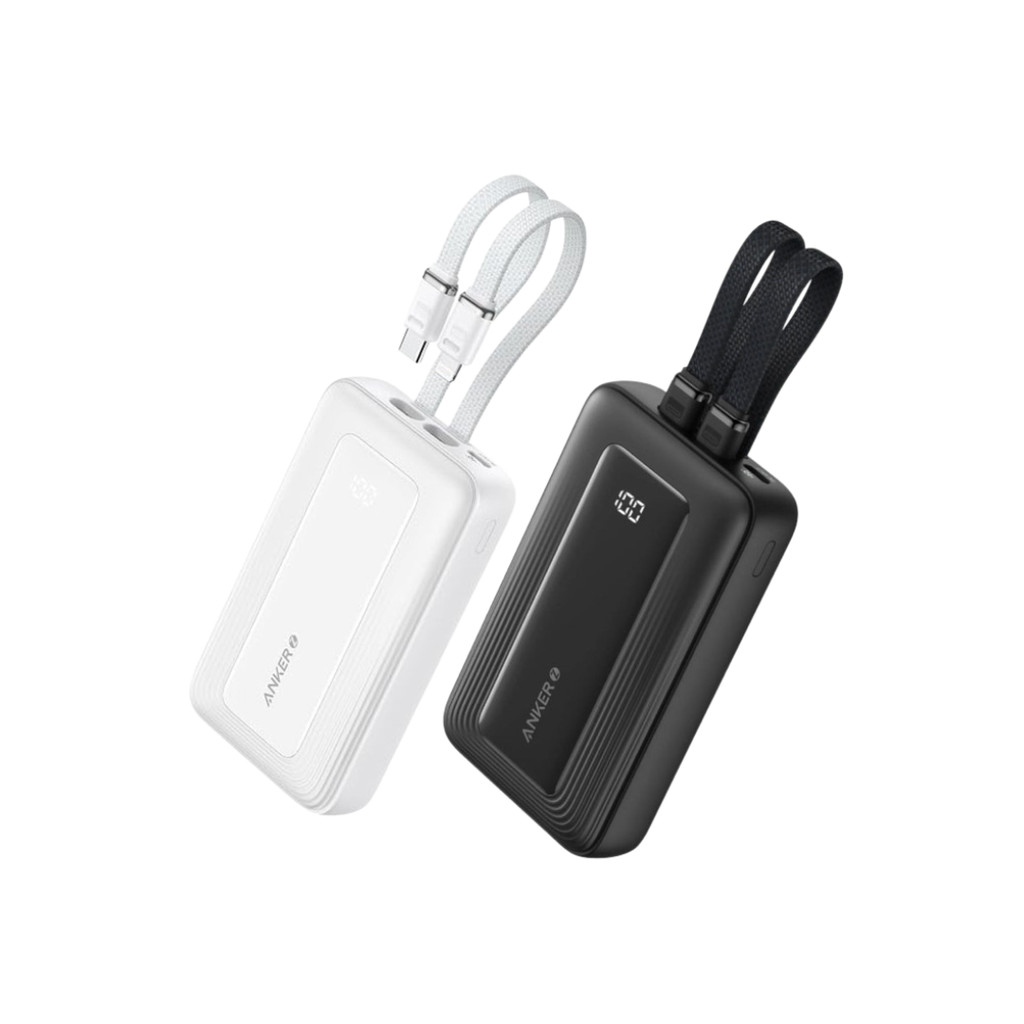 ANKER ZOLO POWER BANK 10.000MAH 30W MAX FAST PORTABLE CHARGER WITH BUILT-IN USB-C AND MFI CERTIFIED 