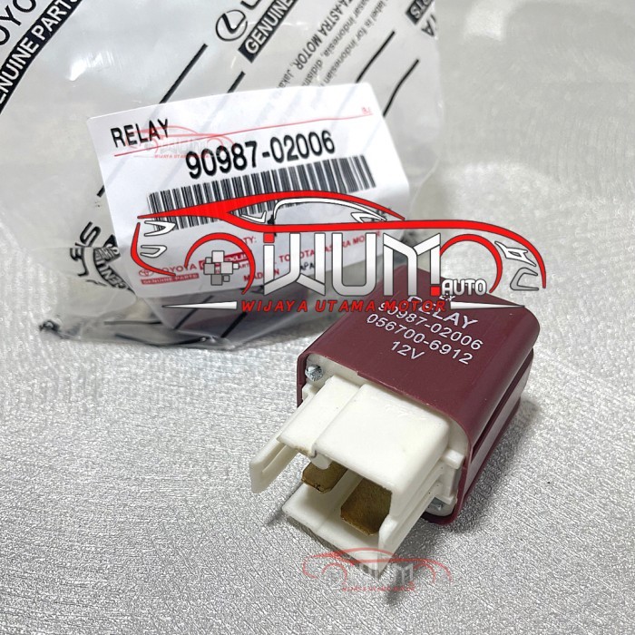 Ready Stock RELAY POWER 12V RELAY KAKI 4 UNIVERSAL KIJANG