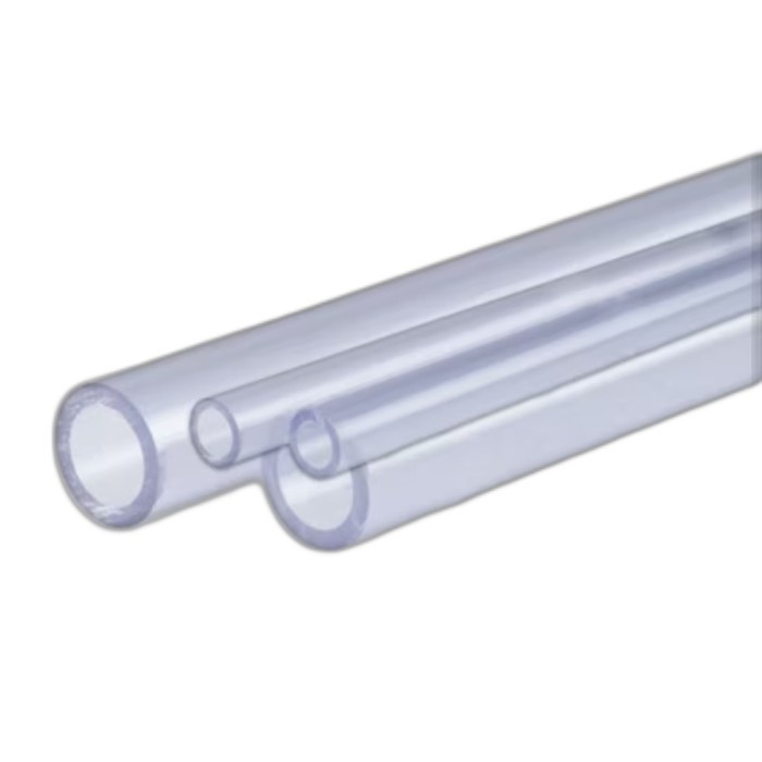 NB91 Pipa Transparan PVC 1-1/2 inch 1meter SCH40 Clear Pipe Pipa Bening PVC
