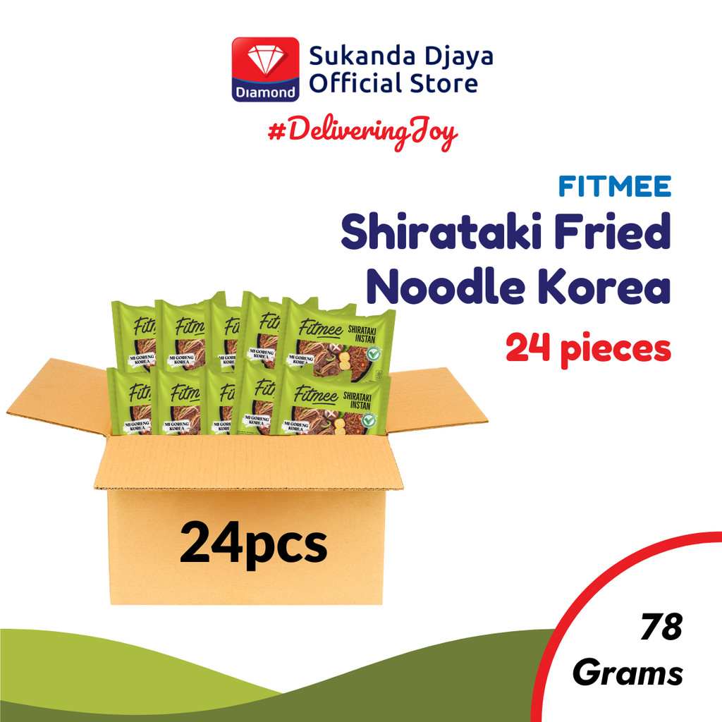 

Fitmee Mie Instan Shirataki Goreng Korea Gluten Free 78 Gr Isi 24 Pcs
