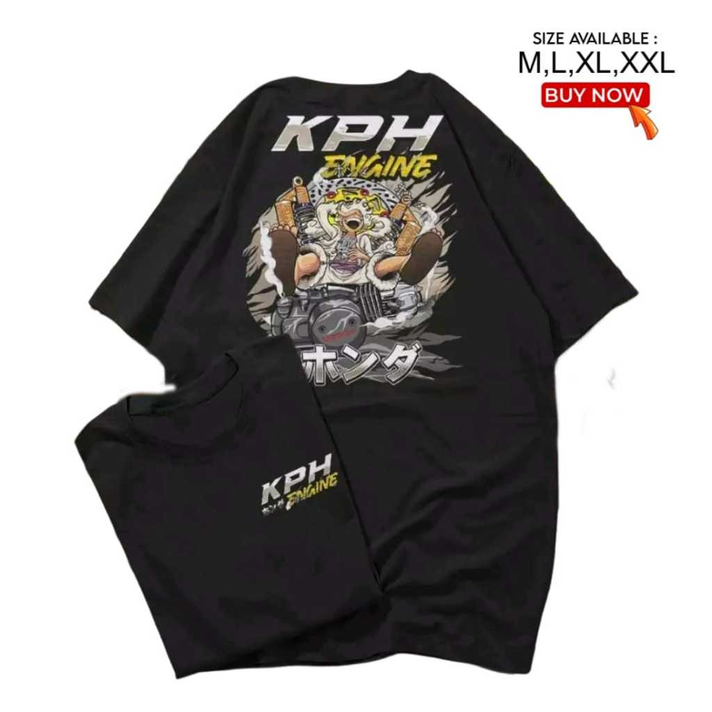 JK77/ Baju Kaos Atasan Honda C Series Numpak Mesin KPH Gank Supra Bapak Distro Original Murah Keren