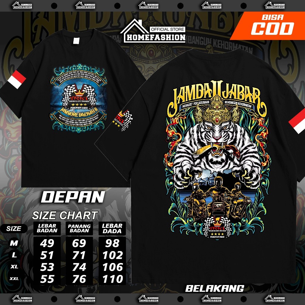 kaos JAMDA 2 YRKI JABAR |  MERCHANDISE RX KING | 2 TAK