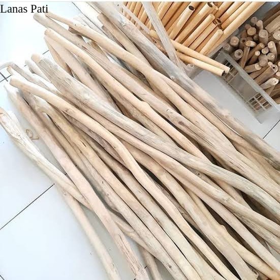 

Makrame Ranting Kayu Jati Bahan Dekorasi Hiasan/100 cm XD2