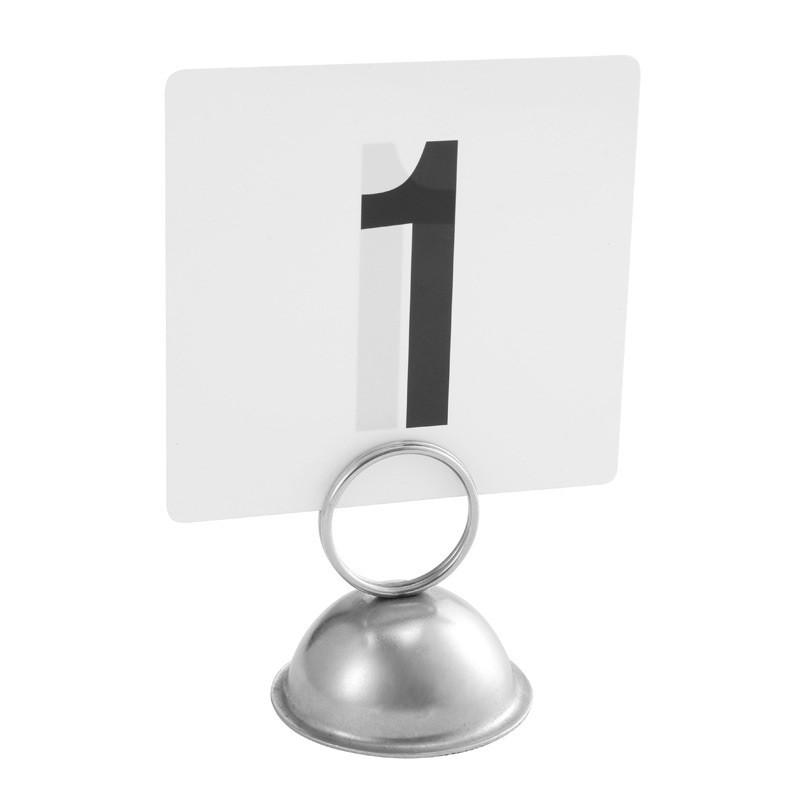 

Silver Stainless Steel Card Holder Table Number Holders Photo Stands Holder Memo Clip Paper Clamp Wedding Birthday Party Supplie