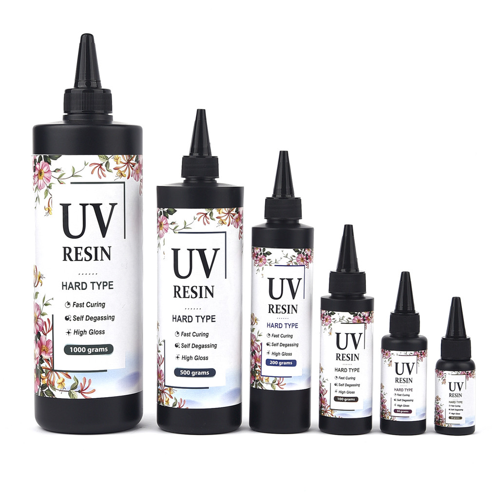 

UV Resin Glue Crystal Transparent Liquid Ultraviolet Curing Solar Cure Sunlight Activated Hard Quick Drying Jewelry Resin Glue