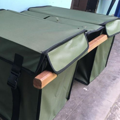 Tas Pos Obrok Kurir Sales Anti Air Tas Motor Tas Rengkek Tas Kargo Aries Jaya - Sedang