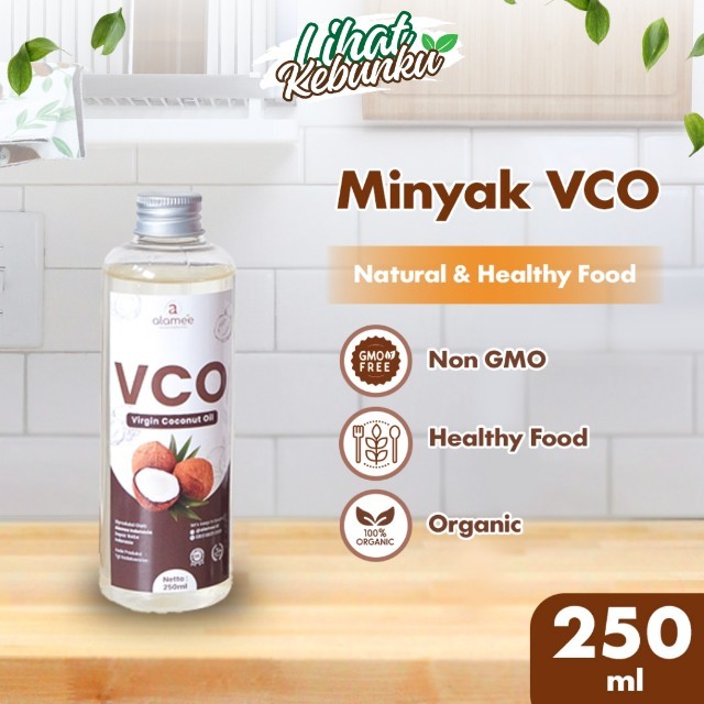 

ALAMEE Minyak Kelapa VCO Murni Extra Virgin Coconut Oil Asli Dapat Diminum Organik Masak Minum 250ml LIHAT KEBUNKU