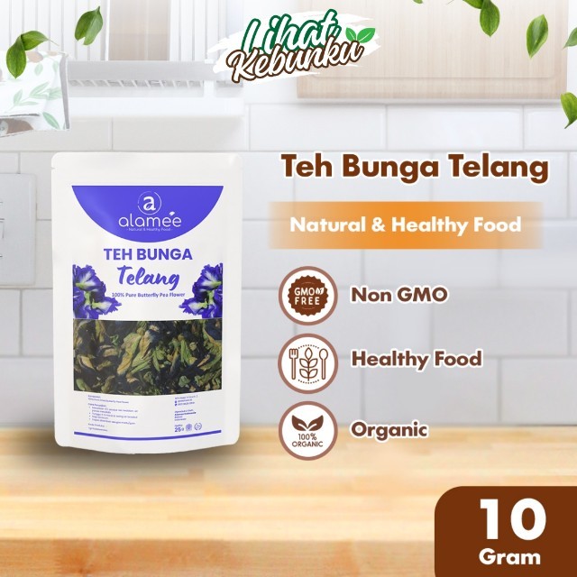 

Teh Bunga Telang Kering Butterfly Pea Tea Herbal Organik Alami 10 Gr LIHAT KEBUNKU