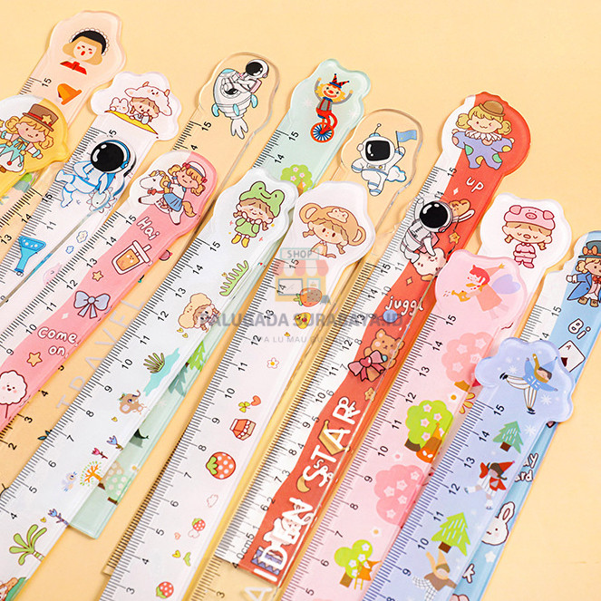 

⭐ PGS ⭐ Penggaris Anak Karakter Lucu Kecil Murah 15 cm isi 1 pcs