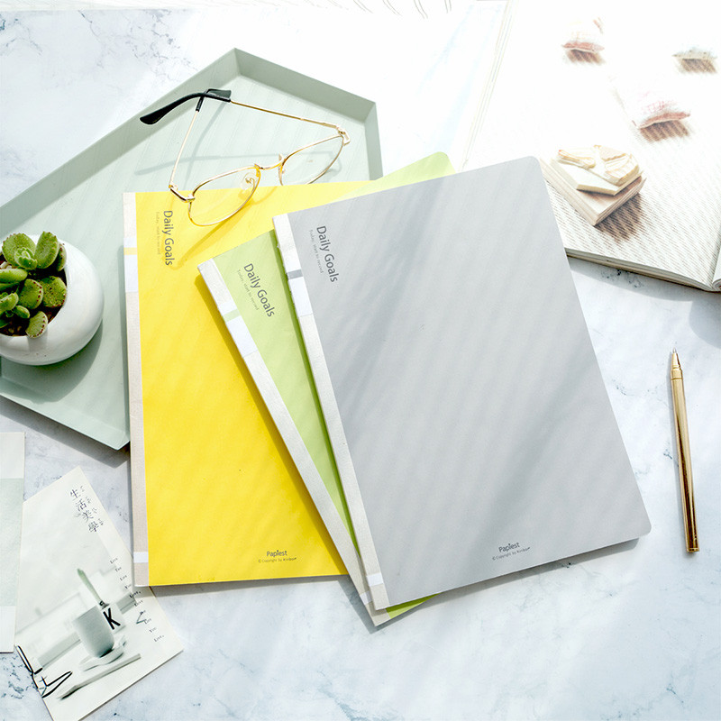 

Guangbo Week Notebook B5 Cornell Notebook Simple Solid Color Notebook Business Multi-Function English Vocabulary Book Notebook