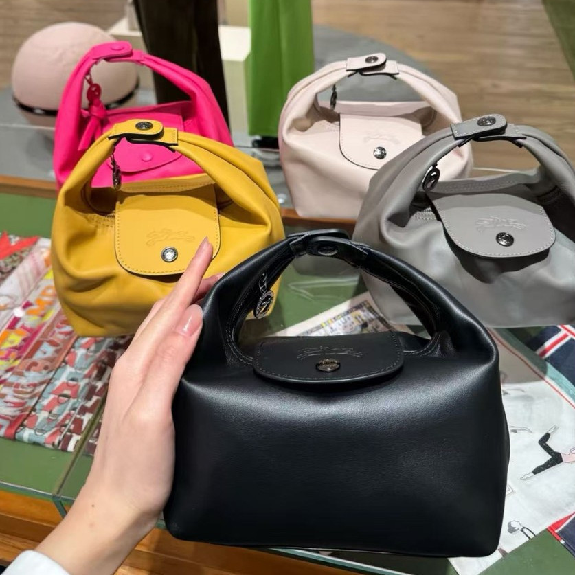 2025 New Counter ORI LGP LC Women's Bag Le Pliage Xtra six-color smooth leather Xs tote