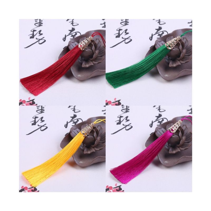 Gantungan Tassel Rumbai  Norigae Hanbok aksesoris tassel  Hampers Tasel Topi Golden Hiasan Rumbai