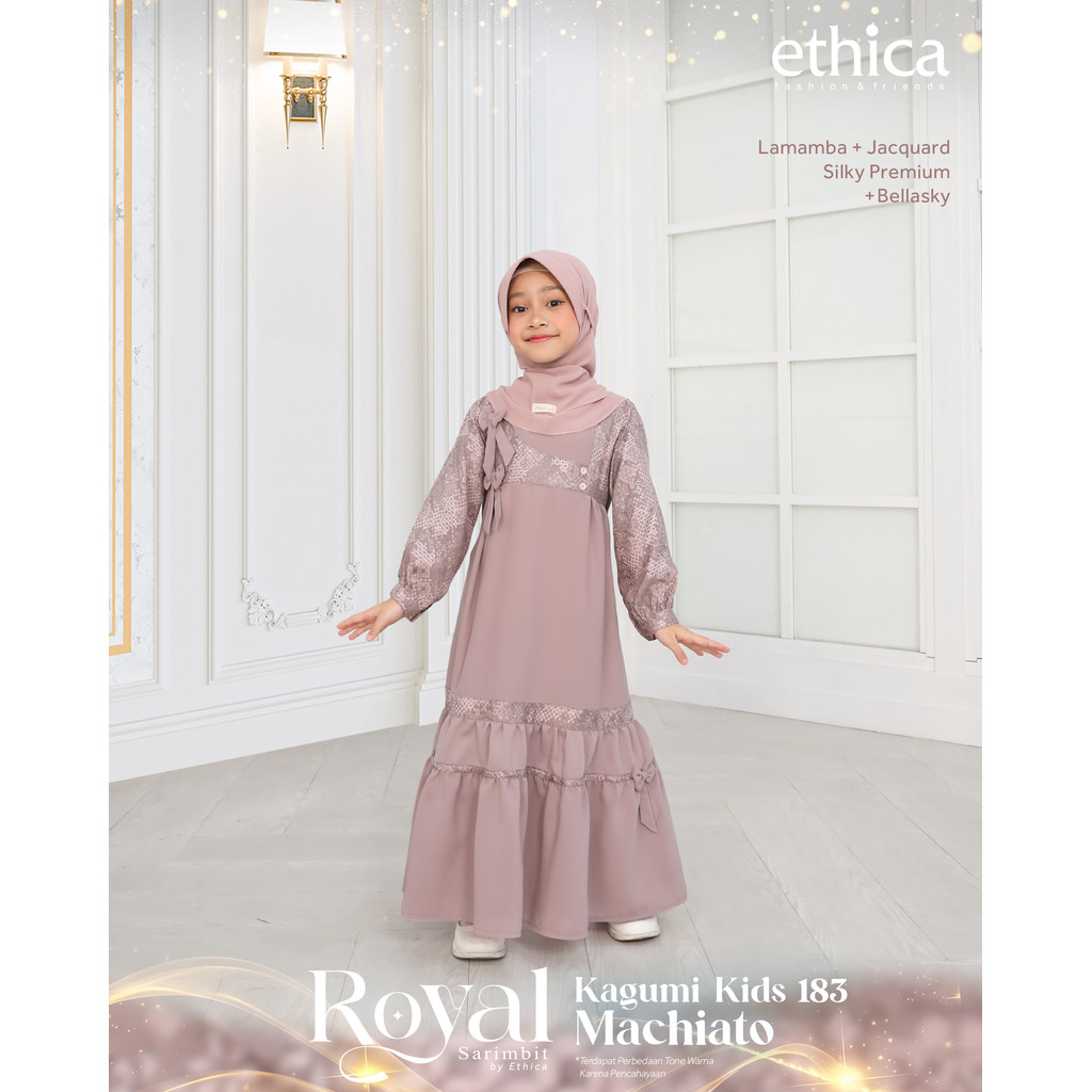 Gamis Anak Ethica Kagumi 183 Sarimbit  Gamis Anak Kagumi Kids 183 By Ethica