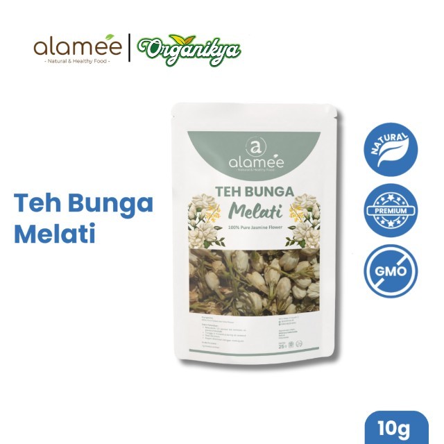 

Teh Bunga Melati Jasmine Tea Flower Melati Organik Jasmin Herbal Kering Alami Asli Organic 10 Gr organikya