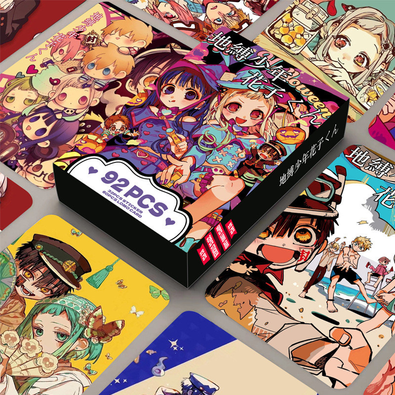

92Pcs/Set Anime Toilet-bound Hanako-kun Lomo Card Photocard HD Print Photo Card Game Fans Collection Toy Gift