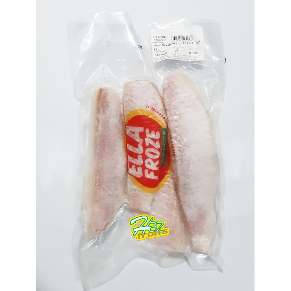

Ikan Kakap Merah Fillet (Skin) 500 Gr