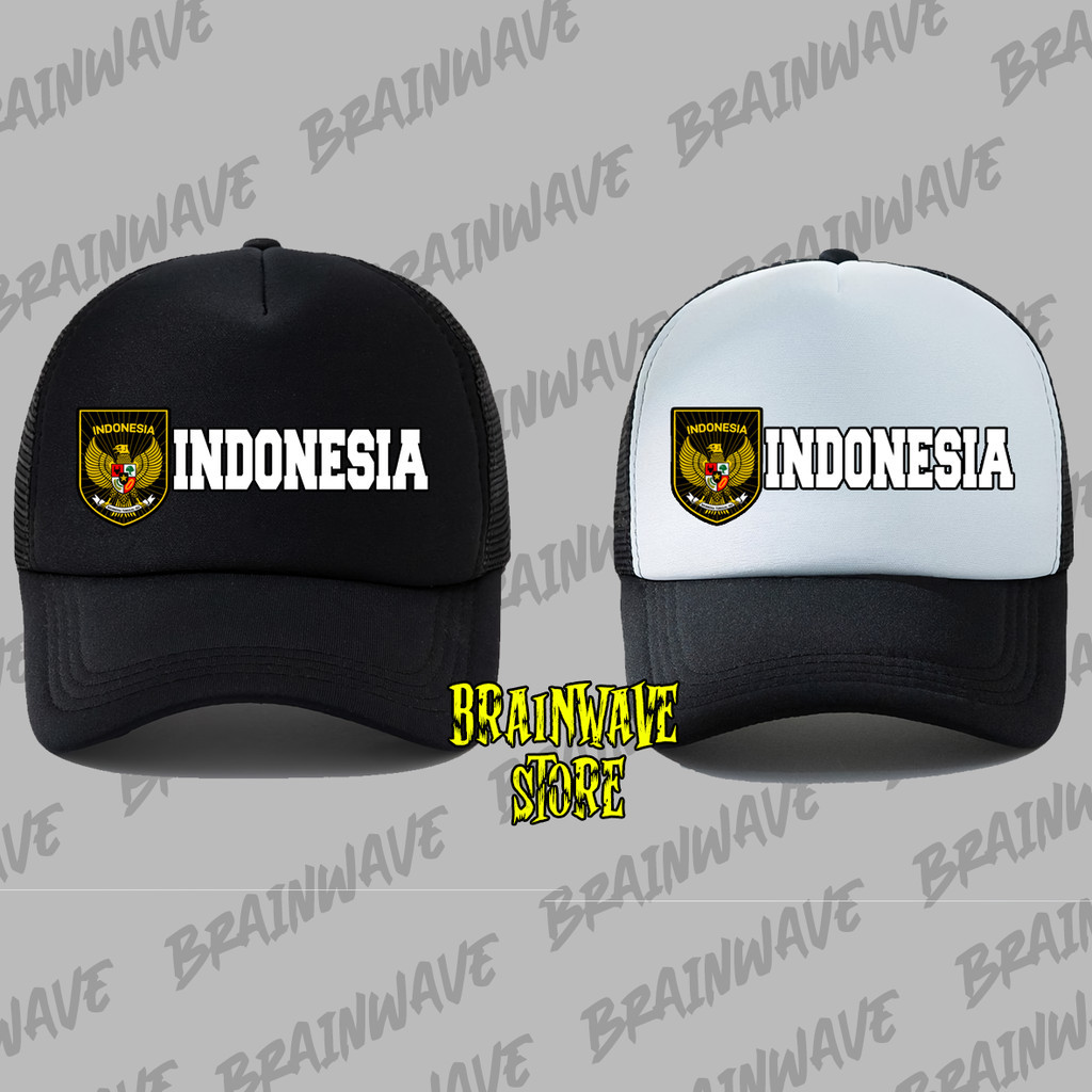 TOPI TIMNAS INDONESIA - Topi GARUDA INDONESIA Premium - Topi Jaring Pria Keren Distro - Other