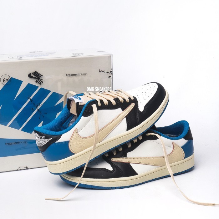 promo ✨ -Air Jordan 1 Low Fragment Travis Scott Authentic - 45