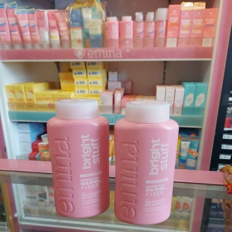 Emina Bright Stuff Loose Powder | bedak emina