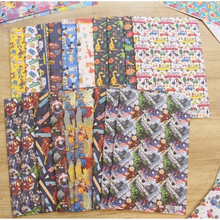 

[[ON1C]] KUALITAS TERBAIK Kertas Kado untuk Bungkus Mainan COD