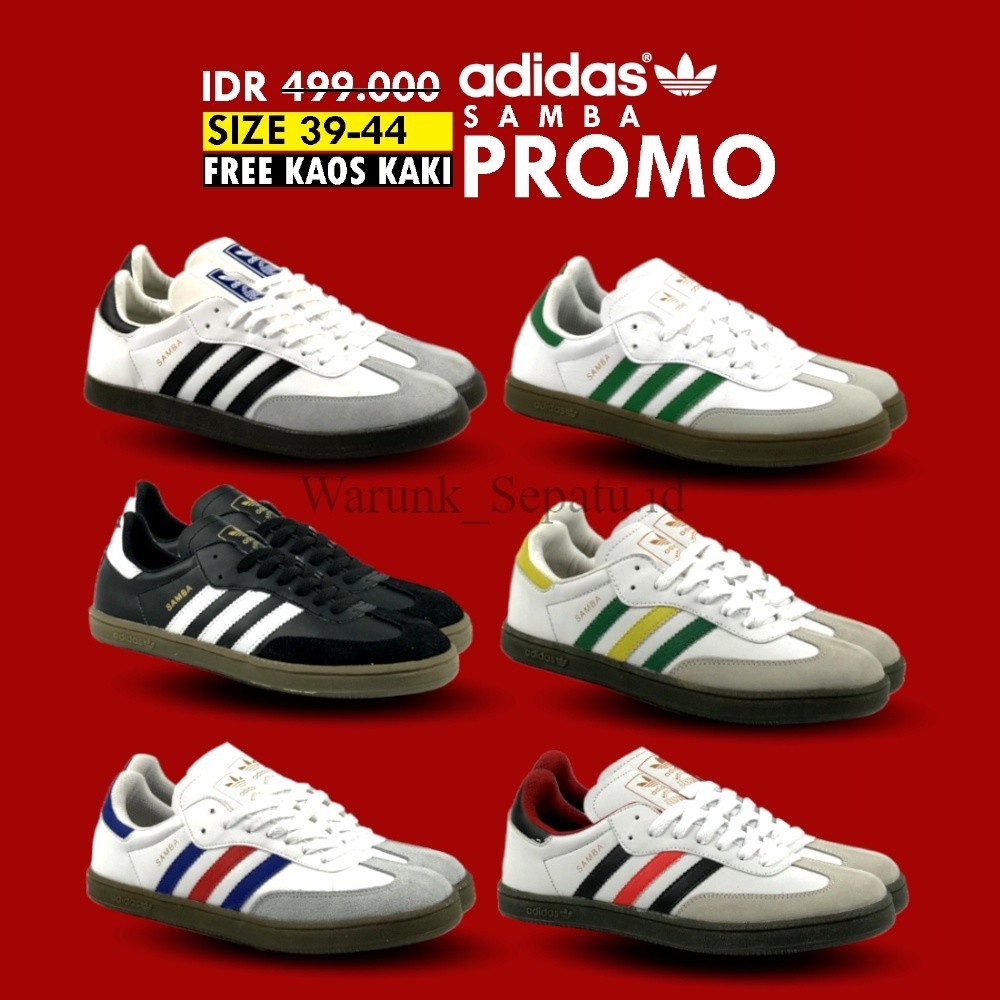 COD SEPATU ADIDAS SAMBA OG PREMIUM QUALITY BNWB FREE KAOS KAKI 100% GRADE ORIGINAL