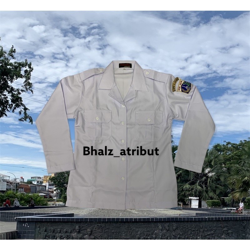 Baju putih dki seragam pemda putih dki kemeja putih jaya raya(WANITA)