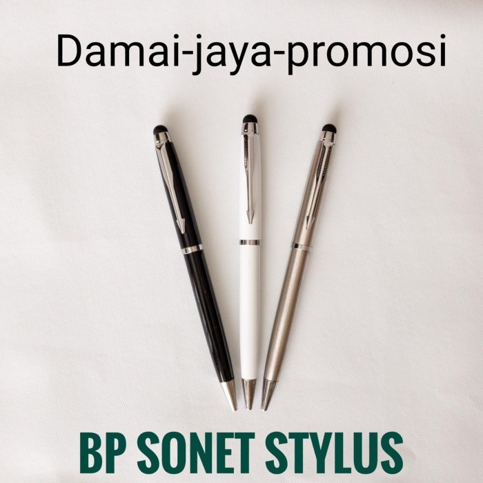 

Thosti Pulpen Parker Model Sonet Black CT + Free Laser Nama + Free Box ABU " - Putih