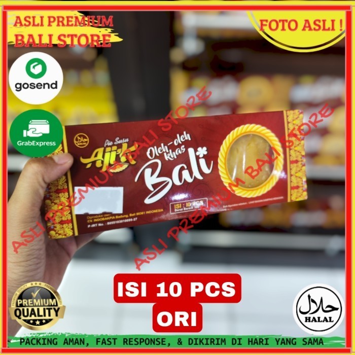 OLEH OLEH MAKANAN CEMILAN CAMILAN SNACK KULINER KHAS ASLI ORI ORIGINAL BALI KUE CAKE PIE PIA AJIK AJI