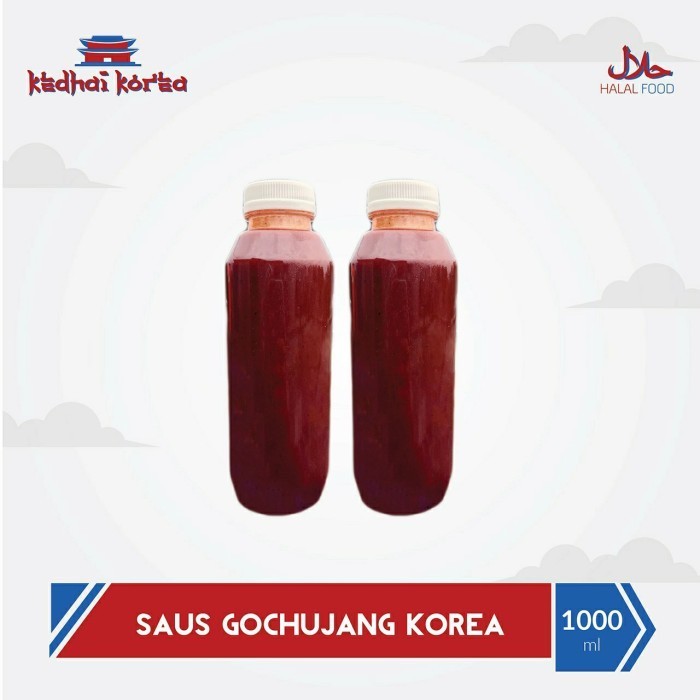 

Gochujang Sauce Saos Toppoki Korea Halal Gocujang Gouchujang 1000ml