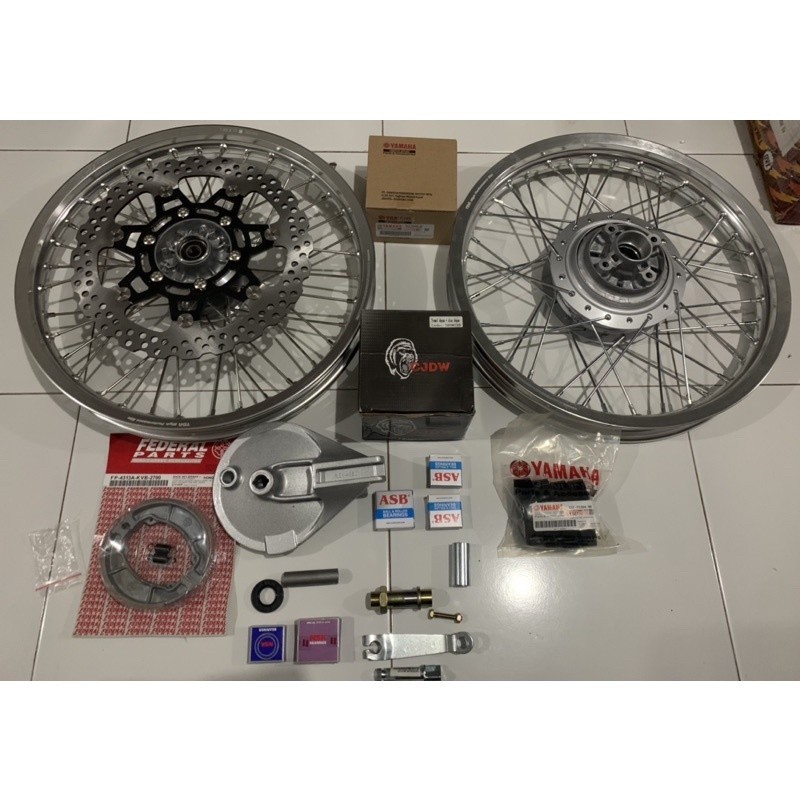 Velg TDR set TROMOL DTRACKER dan KING full set PNP GL MP CB