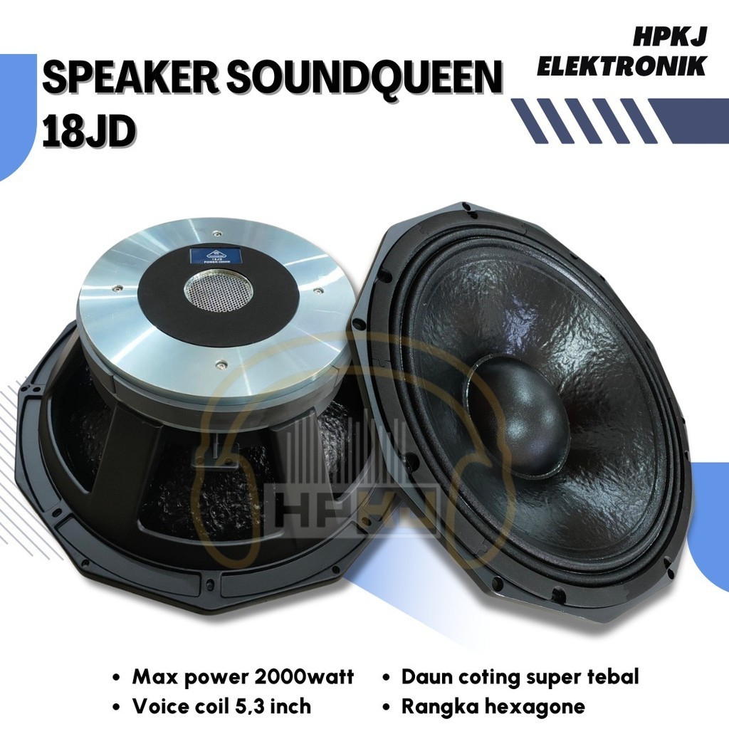 SPEAKER KOMPONE SOUNDQUEEN 18JD 18 INCH speaker sound queen 18 JD 18inch
