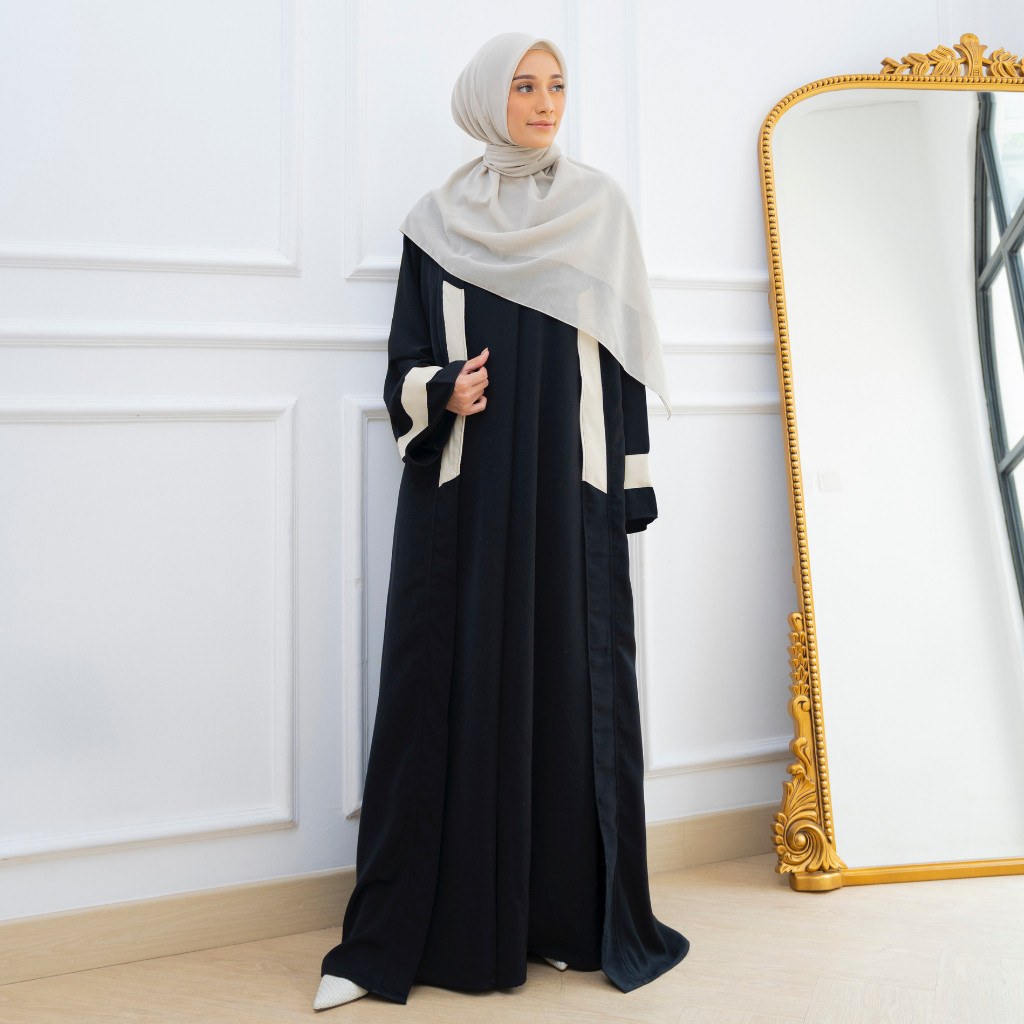 Lozy Hijab - Faaza Abaya Set (Gamis Abaya Outer Syari Umroh Fatmasarizar)
