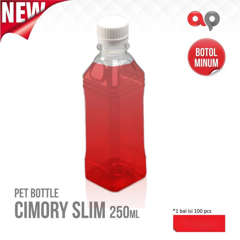 Botol Plastik Cimory 250ml Slim / Minimal order 100pc