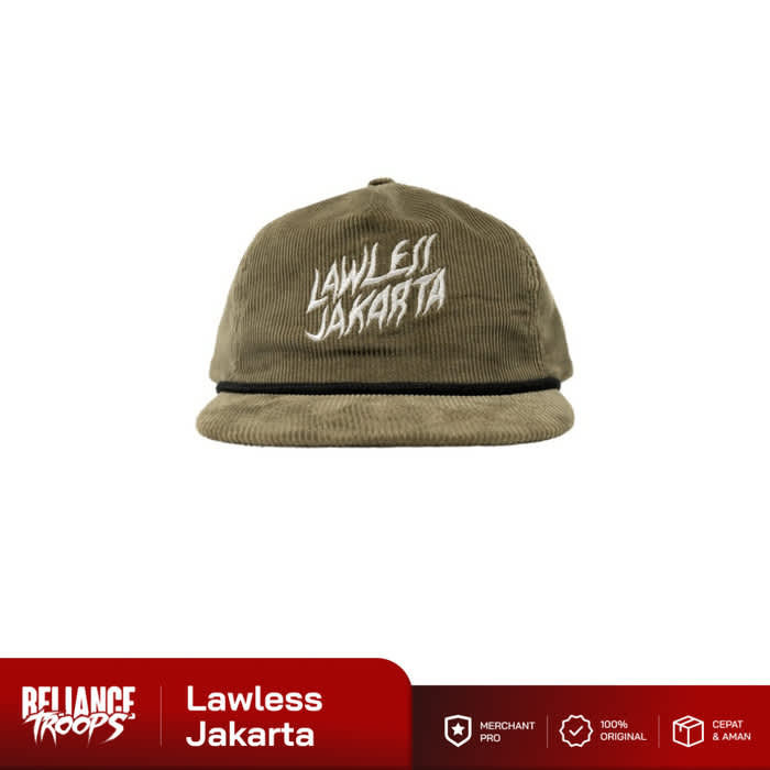 Lawless Jakarta - Psych Logo Corduroy Cap