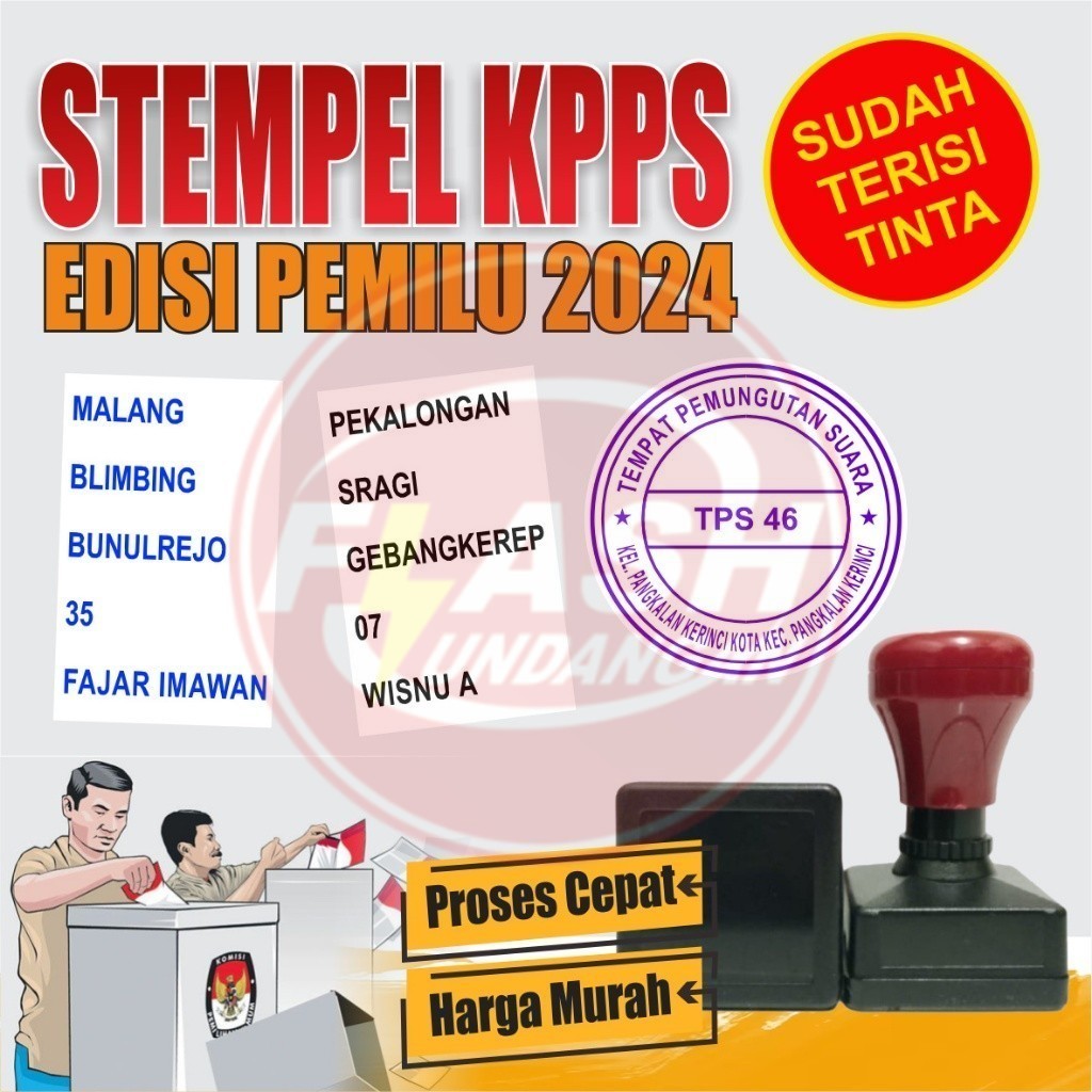 

Stempel KPPS, stempel tps, stempel tanda tangan tinta otomatis sehari jadi