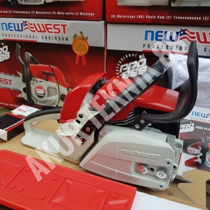 Chainsaw Censow Senso New West Pro 888 Bar 30 In Rantai 48T New West