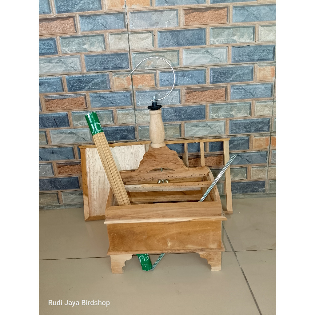 JUAL SANGKAR PCMI PLECI AMBRUKAN LENGKAP 1 SET DIAMON KAKI PANJANG DIRAKIT SENDIRI BURUNG SOGON