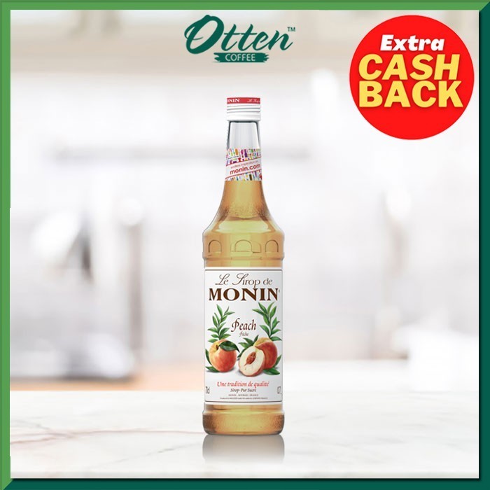 

Monin - Syrup Peach (700 ML) - Sirup Minuman Rasa Persik