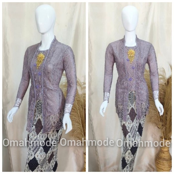 

KEBAYA KUTU BARU MODERN/KEBAYA PESTA/KEBAYA WISUDA SIZE M-XXL - ROSE GOLD, Atasan XXL