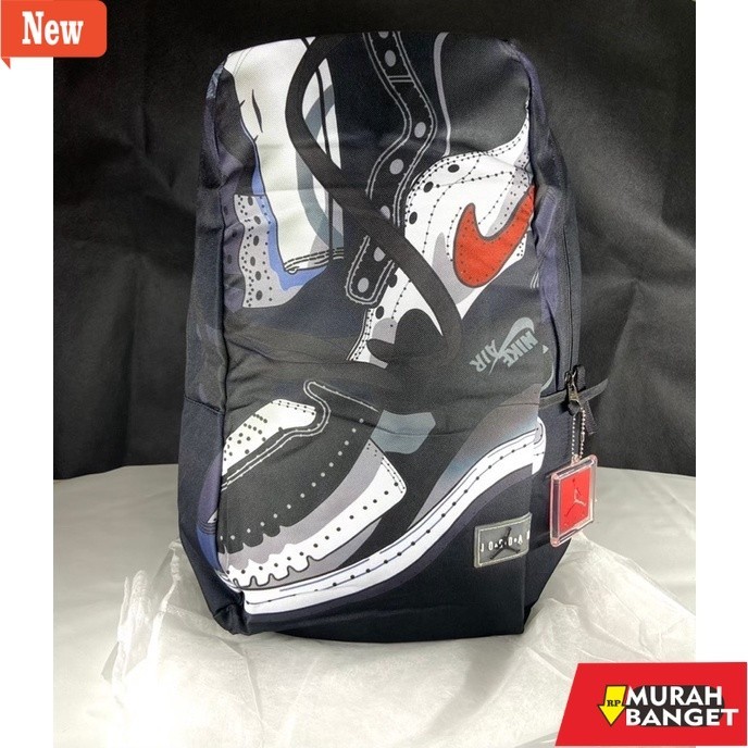 Tas ransel pria terviral- AIR JORDAN AJ 1 BACKPACK / JORDAN BACKPACK / JORDAN BAGPACK / TAS RANSEL J