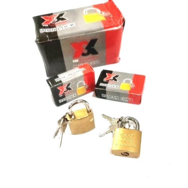 Gembok Kuning YSK 30mm 40mm 50mm