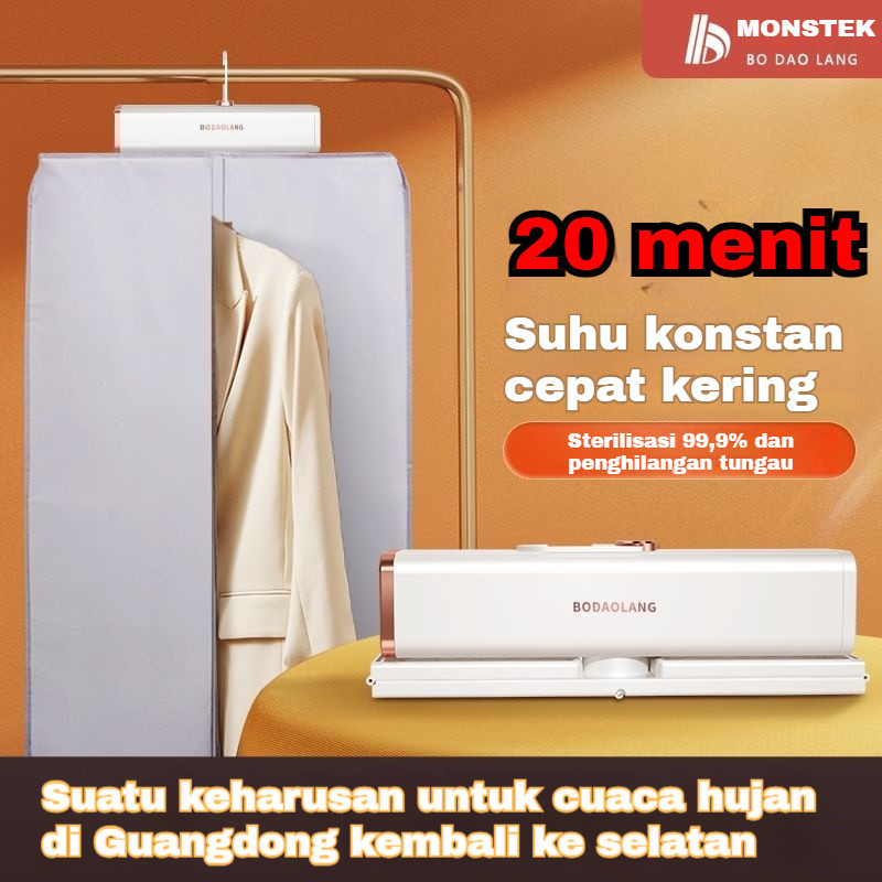 Mesin Pengering Pakaian Portabel Pemanas Pengering Pakaian Lipat Listrik Pengering Otomatis Pakaian