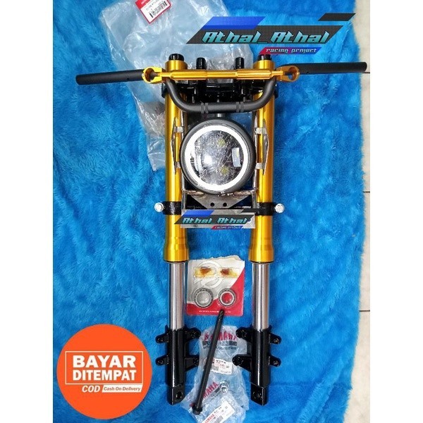 sok shock depan usd upside-down pnp rx king fullset lampu daymaker stang cb150 original